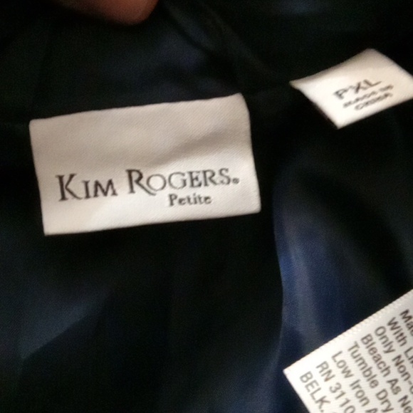KIM ROGERS PETITE PUFFER VEST JACKET XLP - Picture 6 of 6